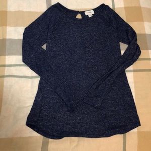 Super Soft Blue Long Sleeve Girl’s Shirt